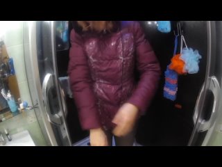 wetlook down jackets video 14