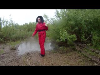 wetlook down jackets video 45