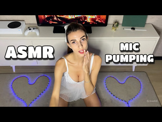 asmr - from above mic pumping - crazy tingles - fast, intense, slow, swirling and rubbing