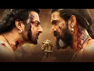 baahubali 2: birth of a legend. indian film. 2017 starring: prabhas. rana daggubati. anushka shetty and others.