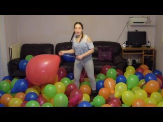 popping 300 balloons